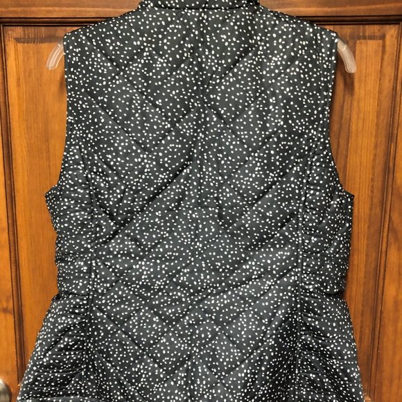 Christopher and Banks grey and white polka dot ladies vest size medium - Picture 5 of 6